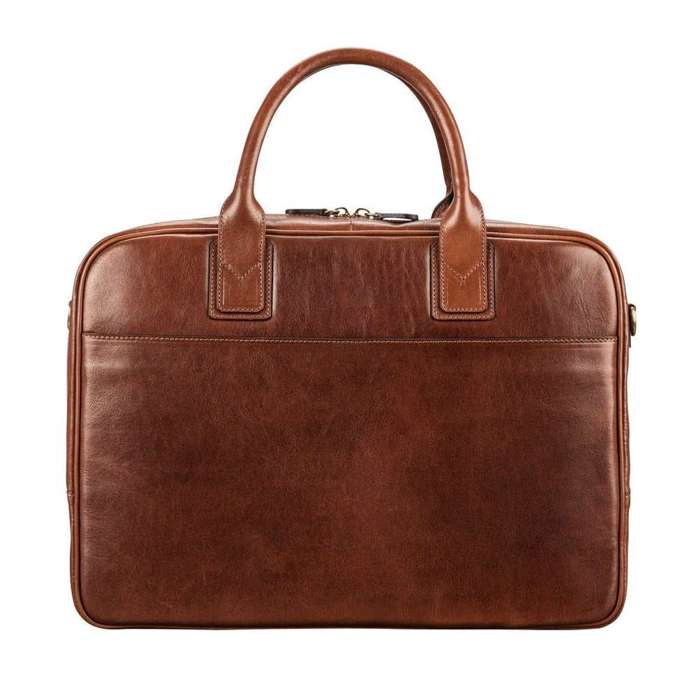 The Dynasty Handmade Classic Genuine Leather 16" Laptop Business Bag