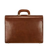 The Grand Dominion Handmade Large Genuine Leather Lawyer Briefcase