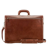 The Titan Handmade Large Men's Genuine Leather Briefcase