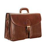 The Titan Handmade Large Men's Genuine Leather Briefcase