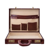 The Vault Handmade Slim Genuine Leather Attaché Case