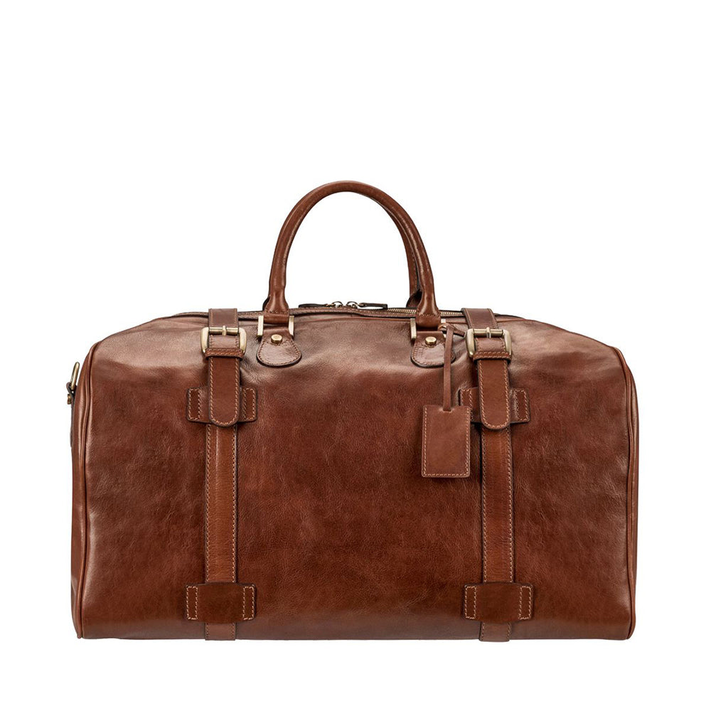 The Voyager Handmade Large Men's Genuine Leather Duffel Bag