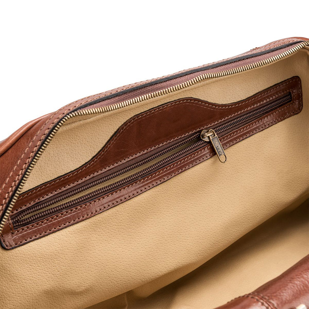 The Wanderer Handmade Small Genuine Leather Duffel Bag