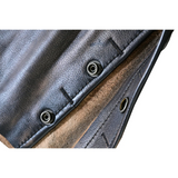Unisex Genuine Leather Motorcycle Chaps