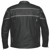 Viper Men's Premium Genuine Leather Biker Jacket