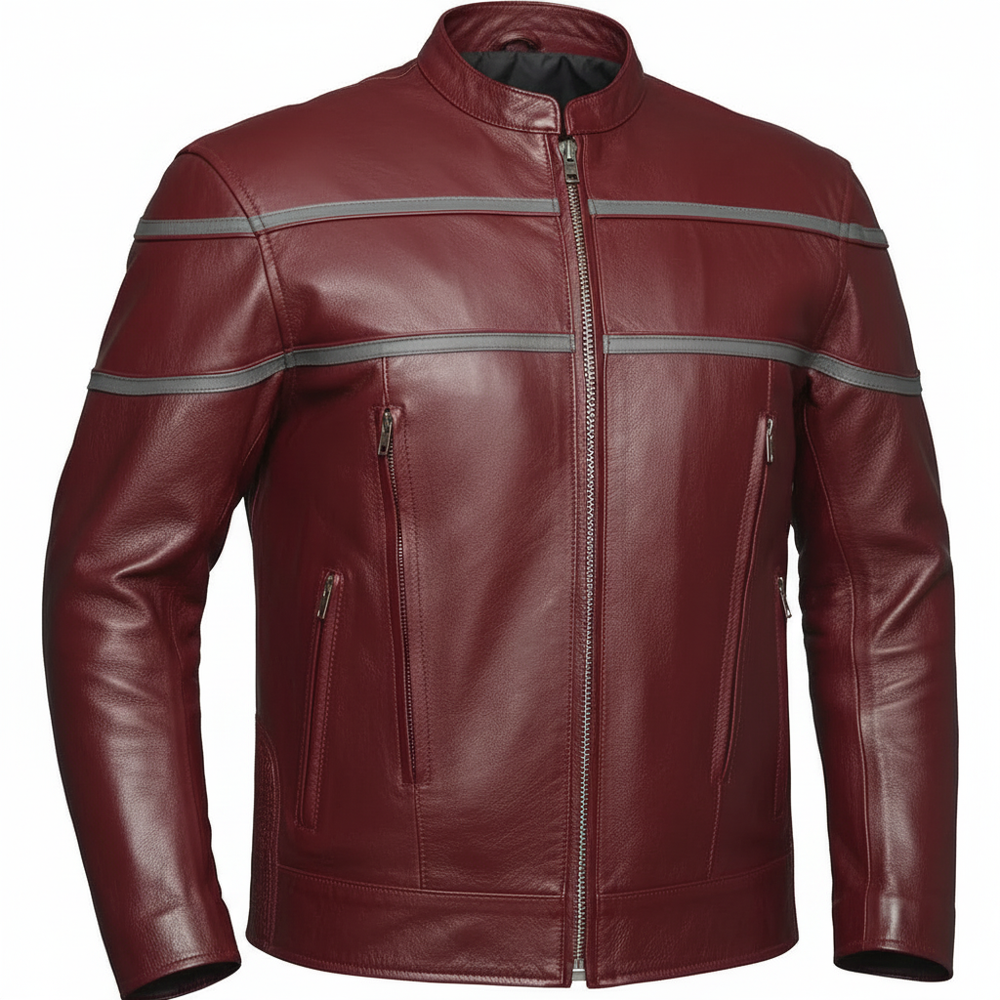 Men's Premium Genuine Leather Biker Jacket