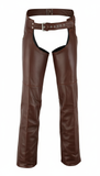 Wanderlust Rider Unisex Genuine Leather Motorcycle Chaps