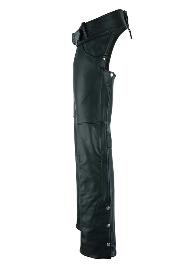 Wanderlust Rider Unisex Genuine Leather Motorcycle Chaps