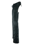 Wanderlust Rider Unisex Genuine Leather Motorcycle Chaps