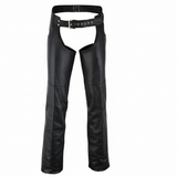 Wanderlust Rider Unisex Genuine Leather Motorcycle Chaps – V2