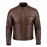 Black Men's Leather Royal jacket