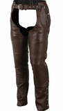 Storm Guard Unisex Genuine Leather Motorcycle Chaps