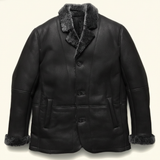 Shearling Dinner Blazer – Wool Shearling Luxury Jacket