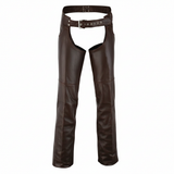 Wanderlust Rider Unisex Genuine Leather Motorcycle Chaps – V2