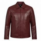 Men's Black Genuine Leather Jacket – Refined Style