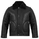 Men's Shearling Leather Jacket – Flight Aviation Style