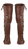 Women's Genuine Leather Motorcycle Leggings
