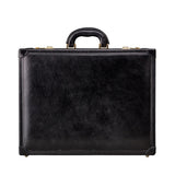 The Golden Handmade Large Genuine Leather Attaché Case