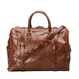 The Titan Handmade Genuine Leather Gladstone Bag