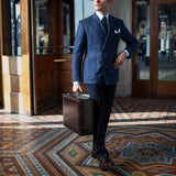 The Golden Handmade Large Genuine Leather Attaché Case