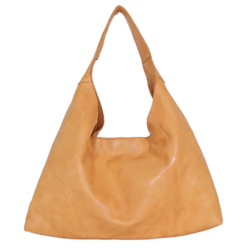 Lindsey Handmade Genuine Leather Tote camel