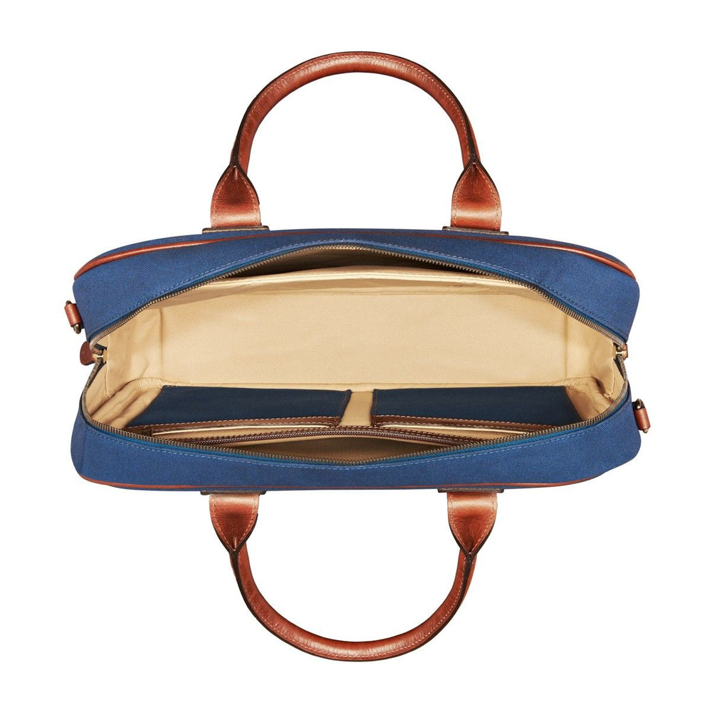 The Hallmark Handmade Men's Canvas & Leather Laptop Bag