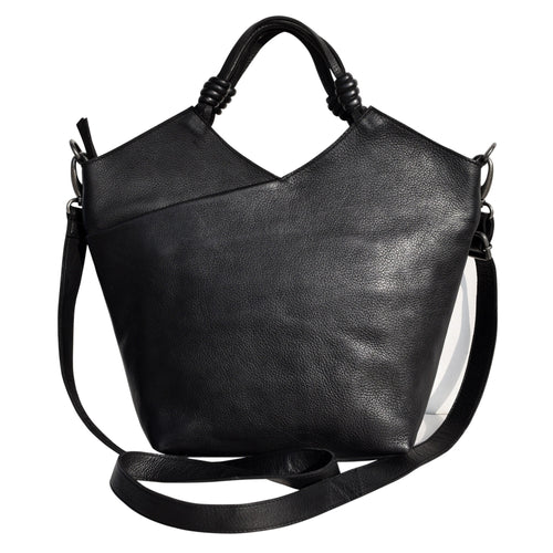 Nash Handmade Genuine Leather Crossbody Bag black