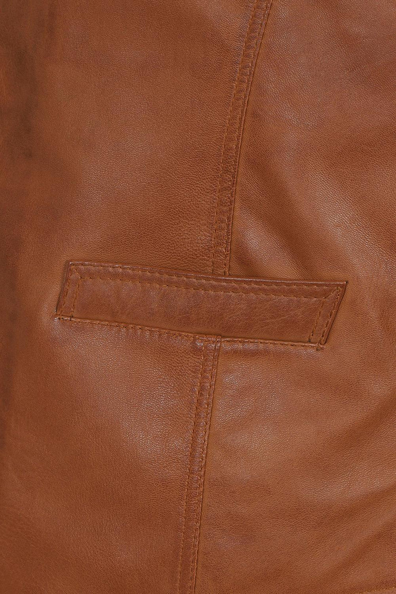 Men's Soft Leather Waistcoat - Traditional Style