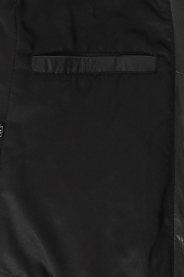 Women's Asymmetrical Black Leather Moto Jacket