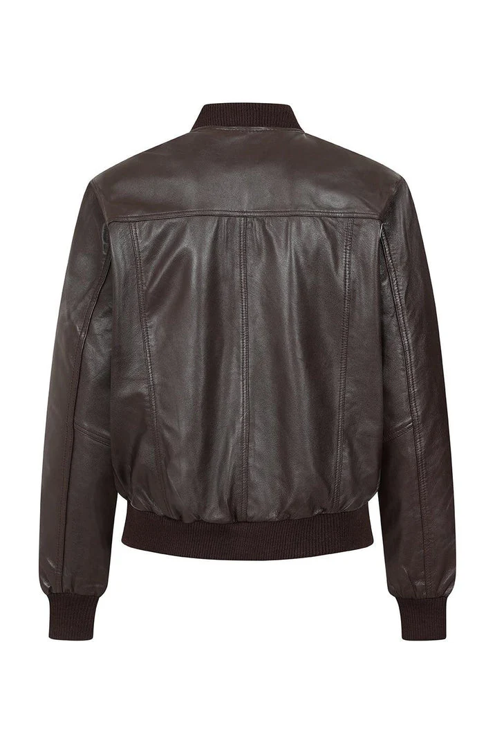Leather Bomber Jacket For Men