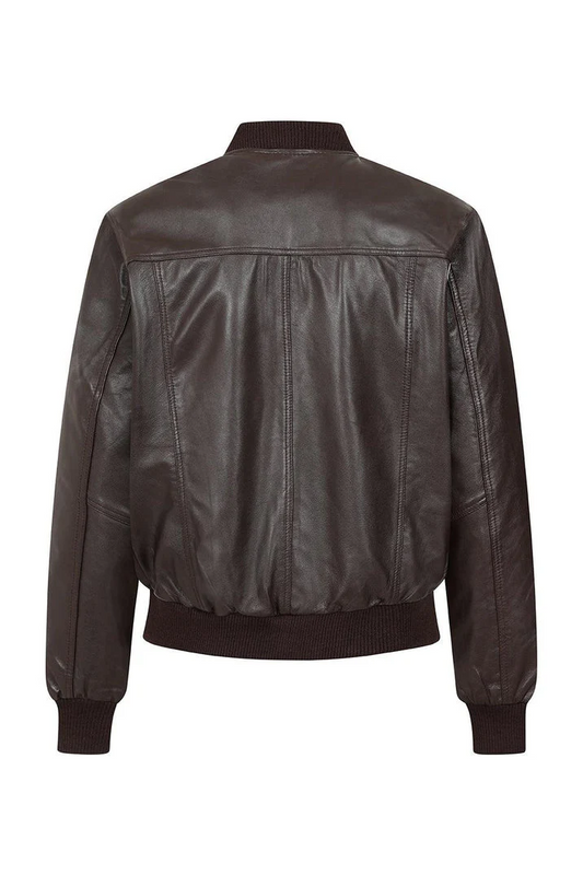 Leather Bomber Jacket For Men