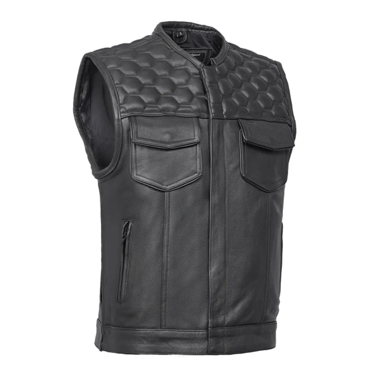 Neo Men's Motorcycle Leather Vest