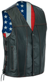 Honor Men's Motorcycle Leather Vest