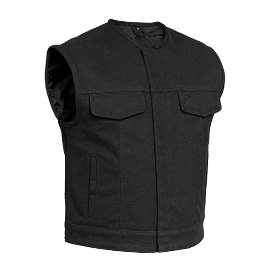 Lava Racer Lowcut Summer Spark Men's Canvas Motorcycle Vest