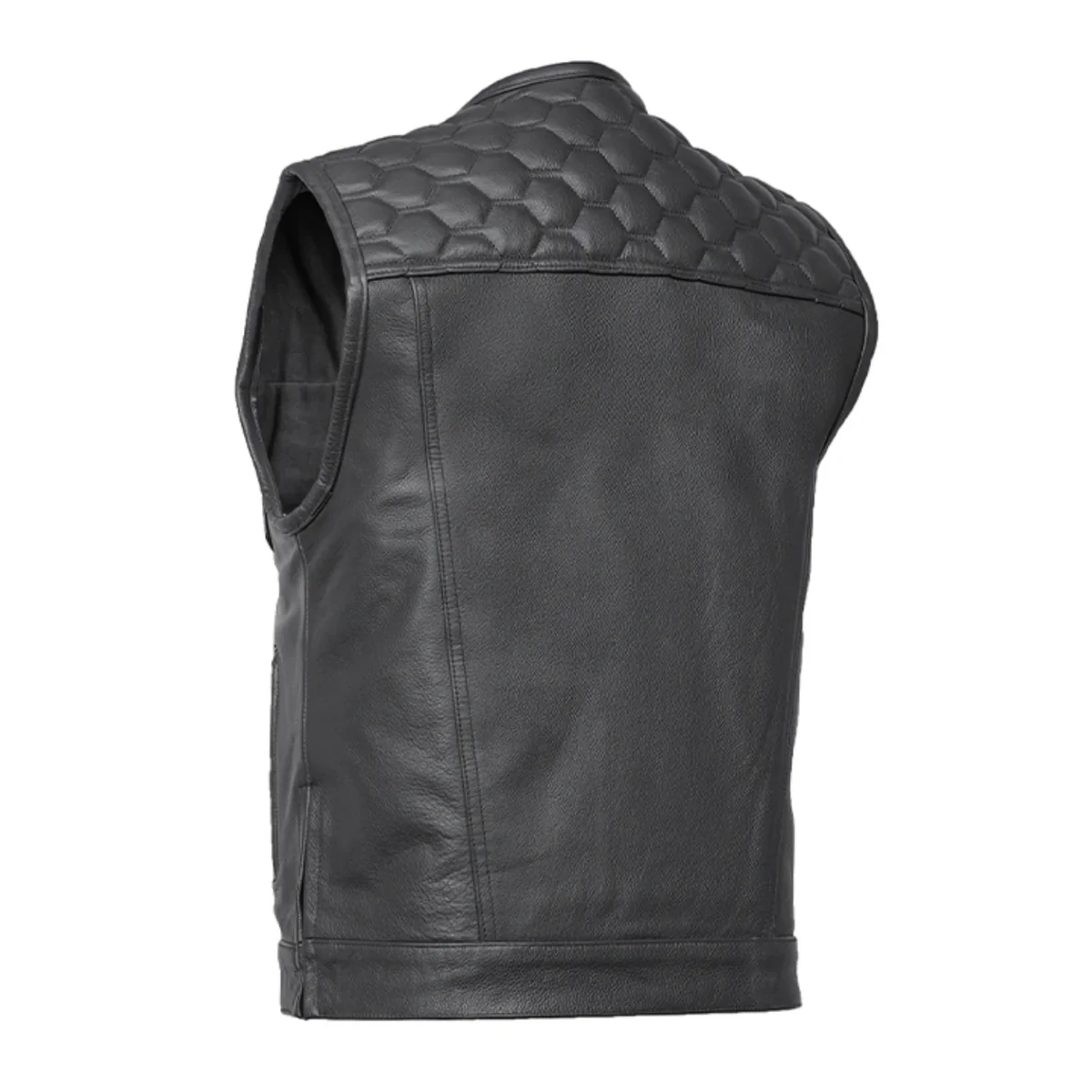 Neo Men's Motorcycle Leather Vest