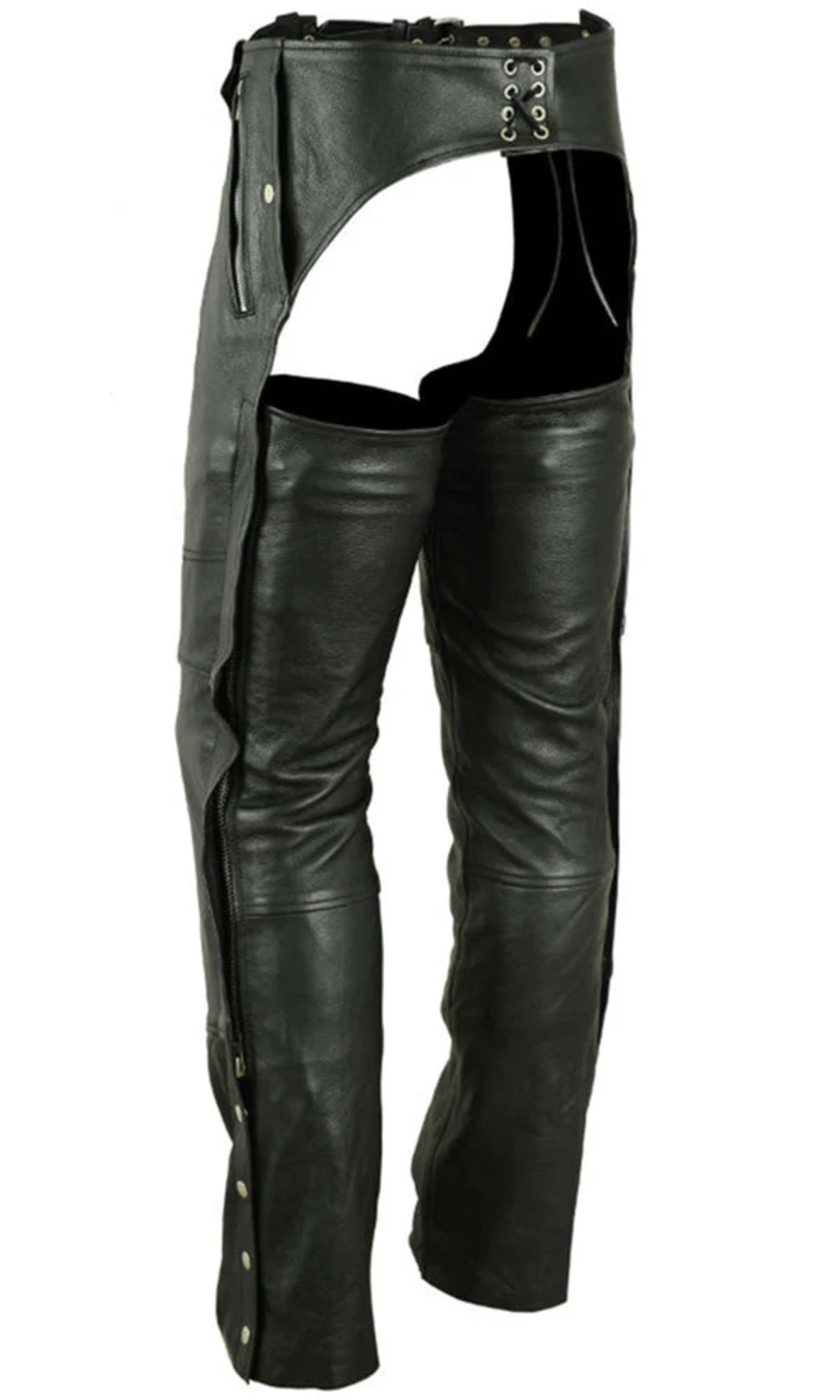 StormGuard Unisex Motorcycle Leather Chaps
