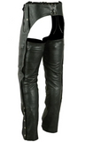 StormGuard Unisex Motorcycle Leather Chaps
