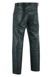Twin Thunder Men's Motorcycle Leather Pants