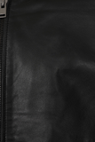 Men's Black Genuine Cowhide Leather Jacket