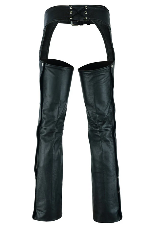 Wanderlust Rider Unisex Motorcycle Leather Chaps