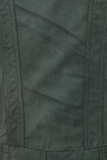 Men's Buff Green Real Leather Classic Blouson Jacket