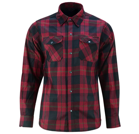 Men's Motorcycle Flannel Shirts