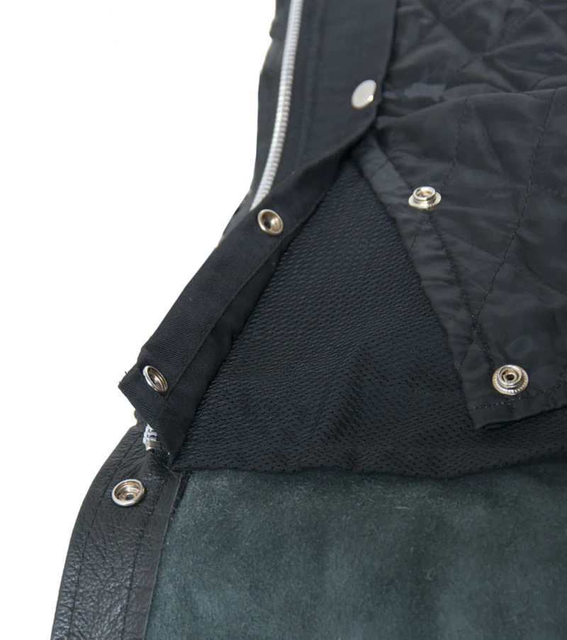 StormGuard Unisex Motorcycle Leather Chaps