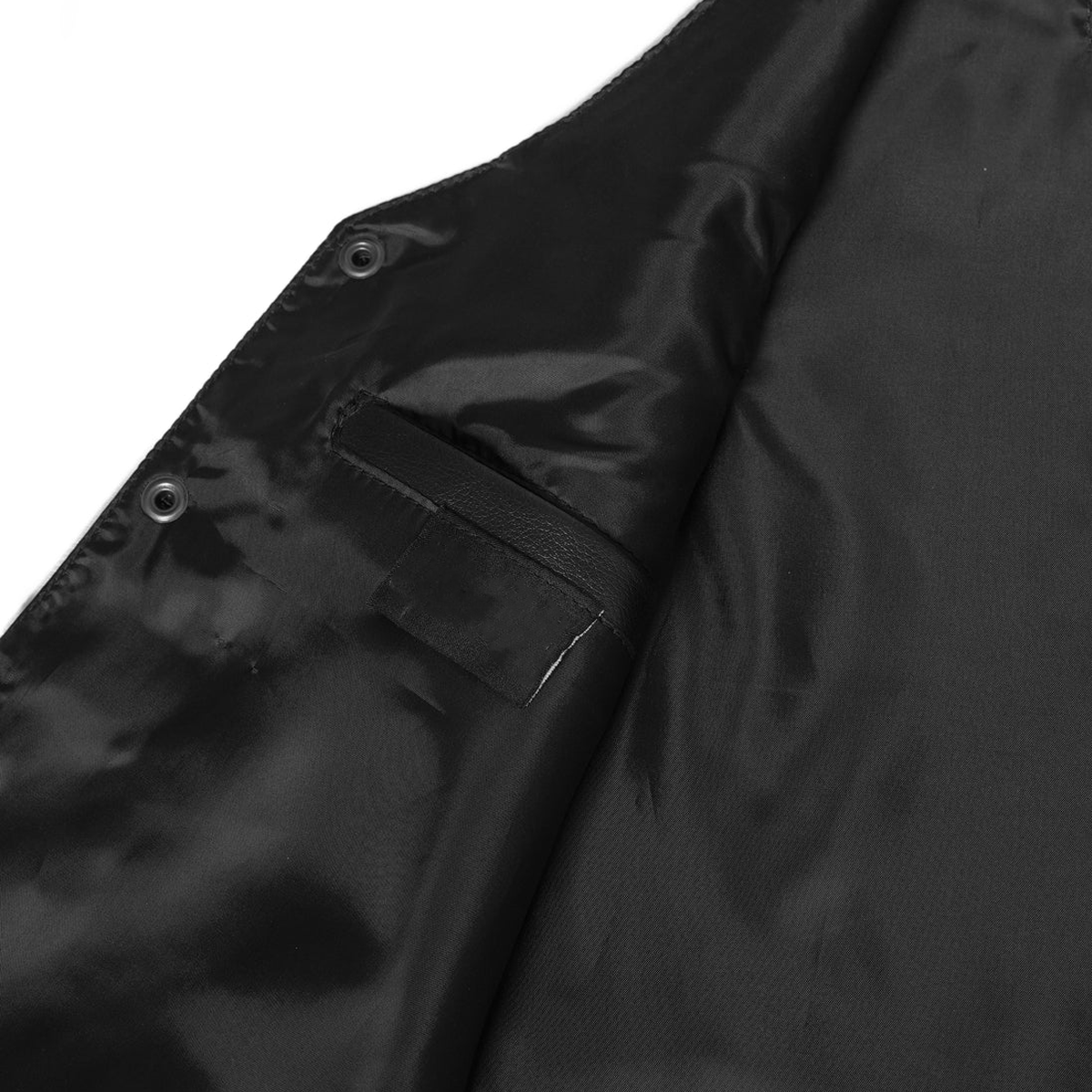 Kids Leather Traditional Style Plain Side Vest