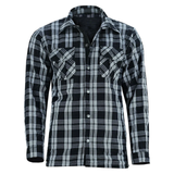 Checkered Champ Armored Men's Motorcycle Flannel Shirt