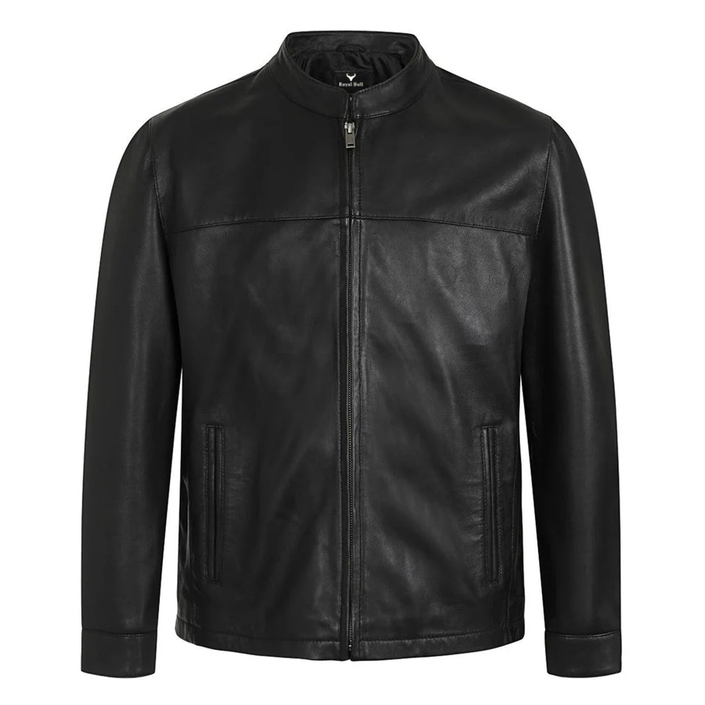 Classic Black Leather Jacket For Men’s