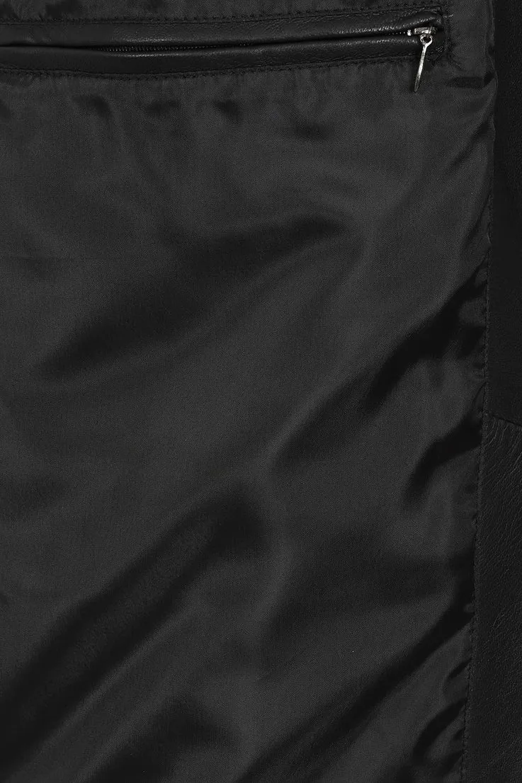 Men’s Timeless Black Leather Jacket – Refined Style