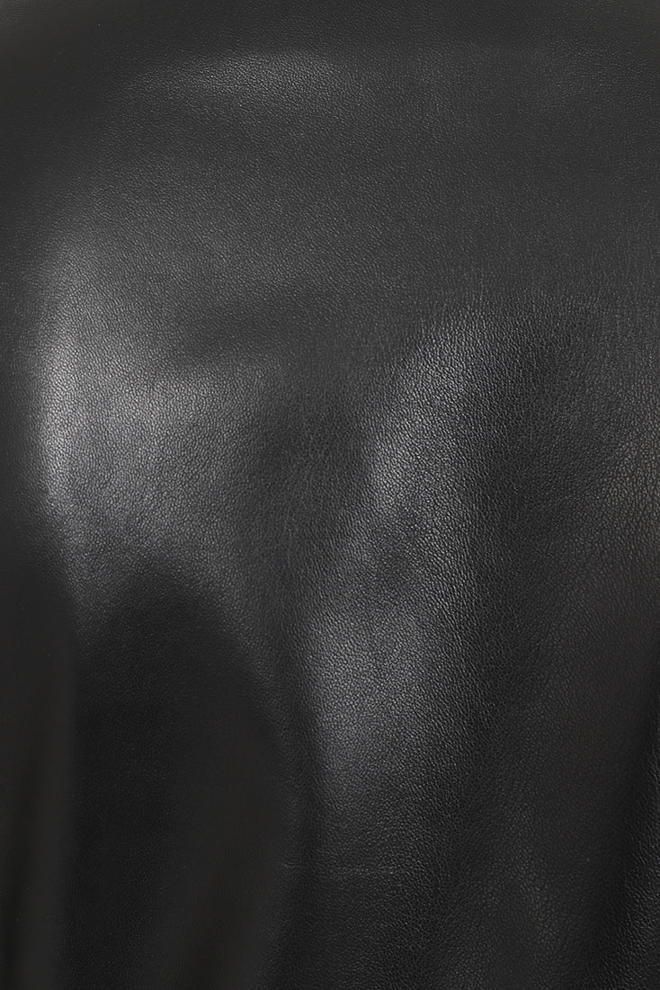 Women's Finest Leather Black Motorcycle Jacket