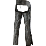 Iron Maverick Unisex Motorcycle Leather Chaps