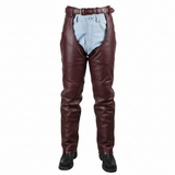 Allstate Men's Genuine Leather Motorcycle Chaps
